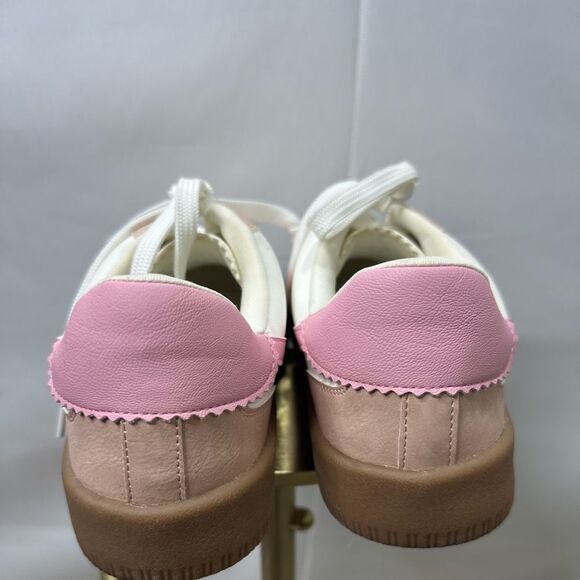 Dolce Vida Solina Pink and White Sneakers Size 9.5 - Picture 4 of 6